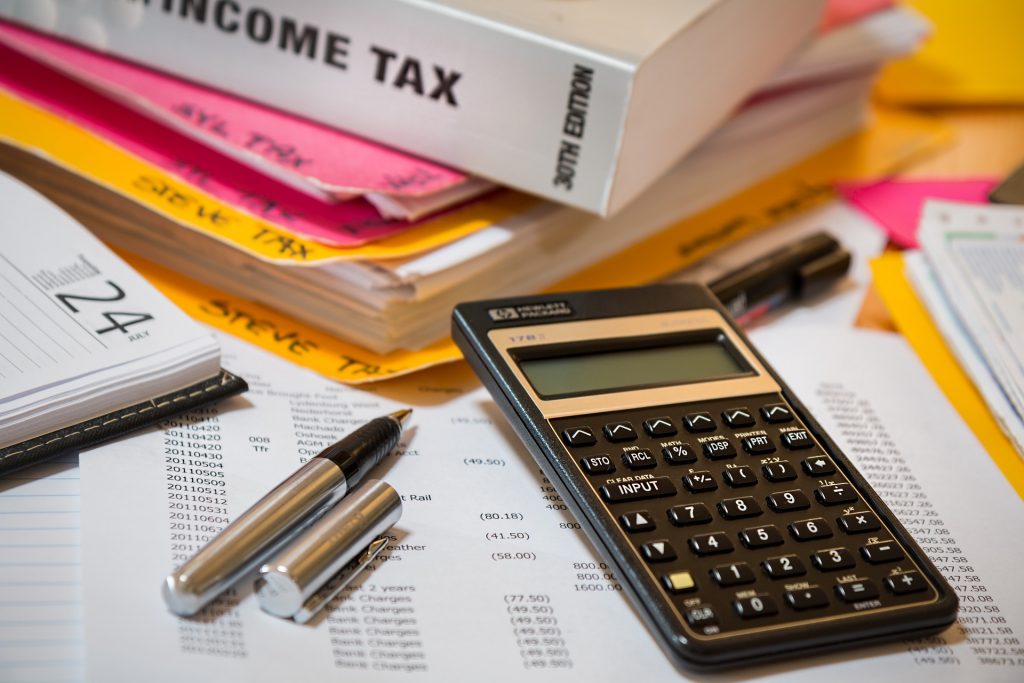 Income Tax, Accounting, Pen, Calculator, Finance