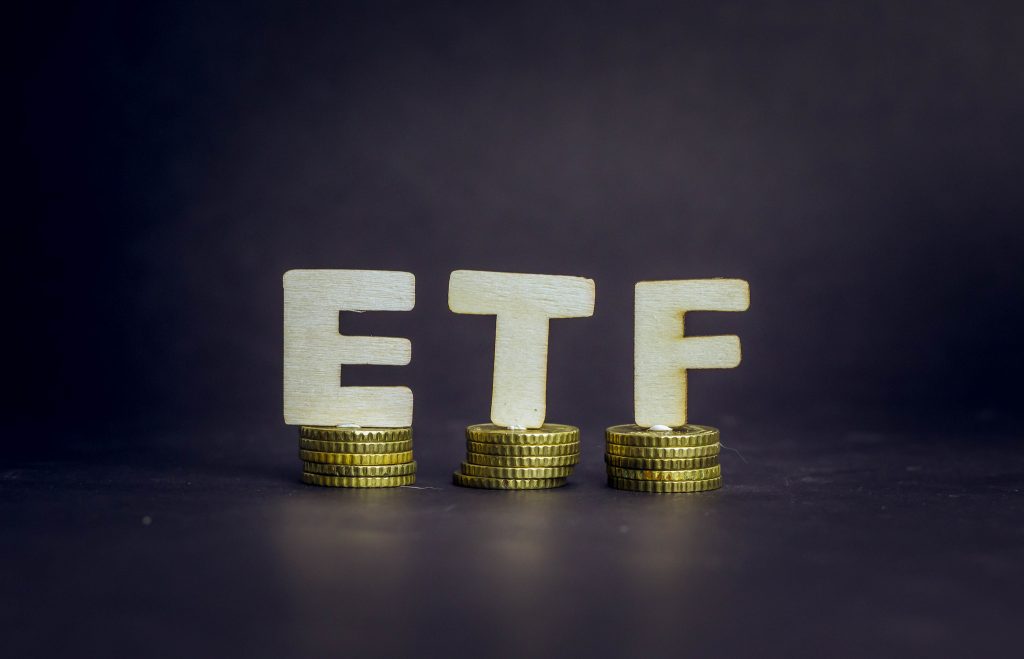 Exchange Traded Fund, ETF, Golden Coins, Investment