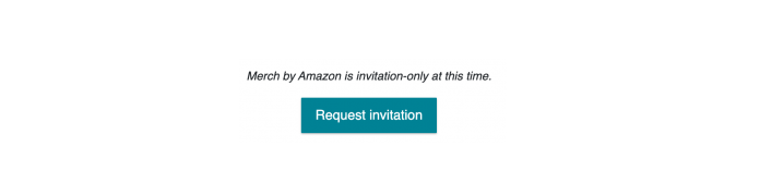 merch by amazon invitation letter