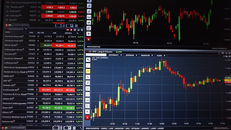 Courses, Shares, Forex Trading, Graph, Investment