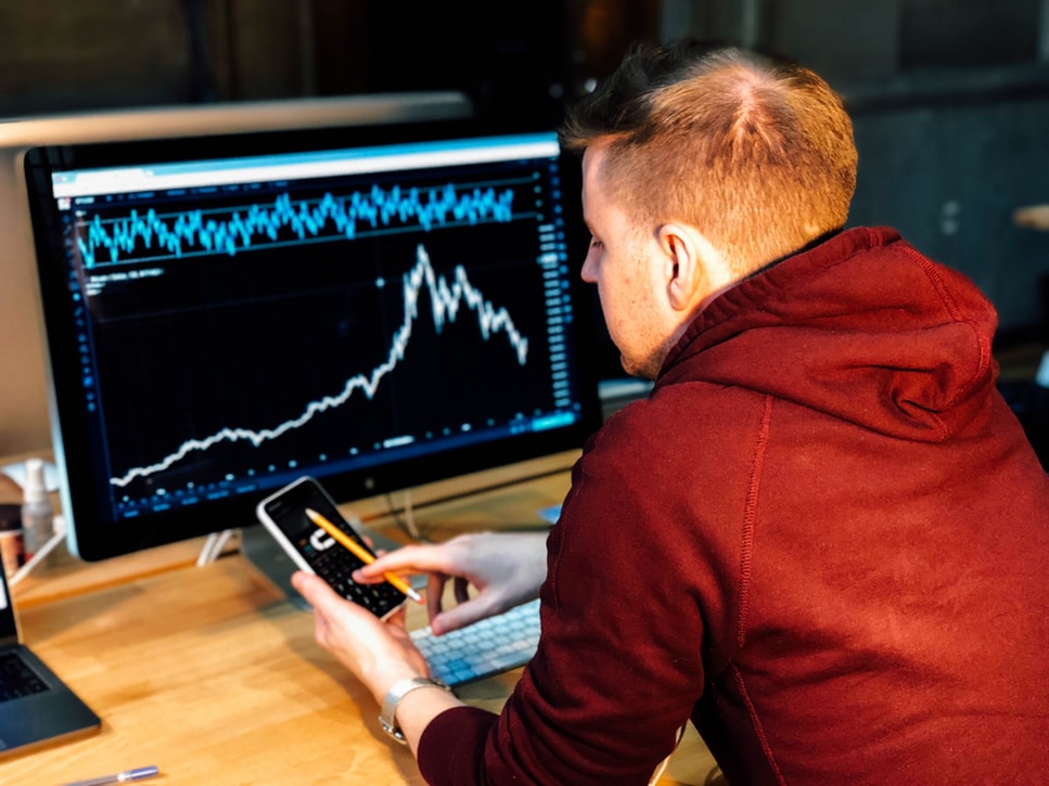 ETF vs Index Fund, Trading, Stocks, Monitor, Phone