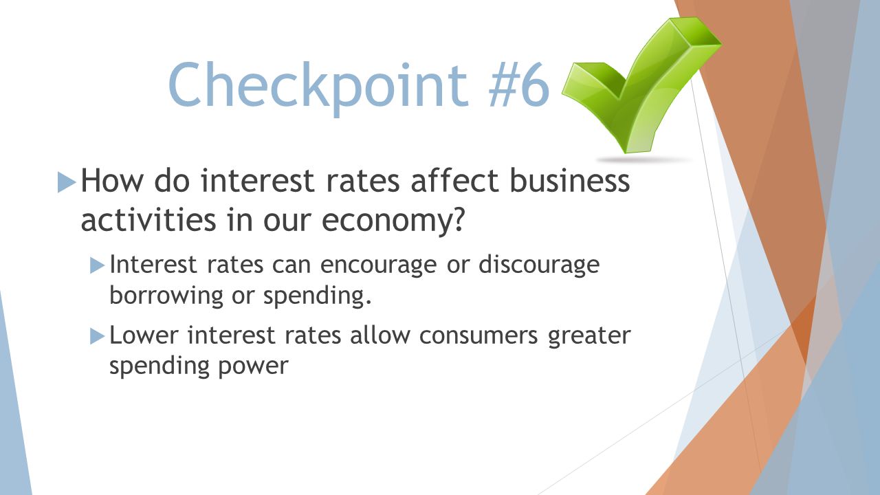 How Do Interest Rates Affect Business Activities In Our Economy?