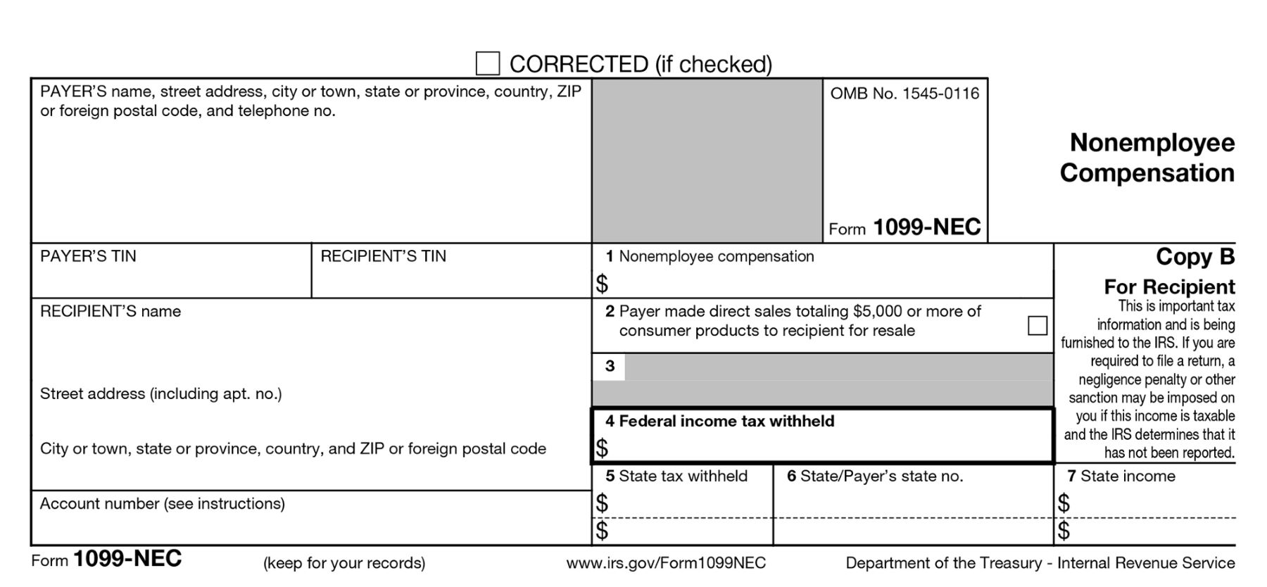 How To File Corrected 1099-NEC With The IRS
