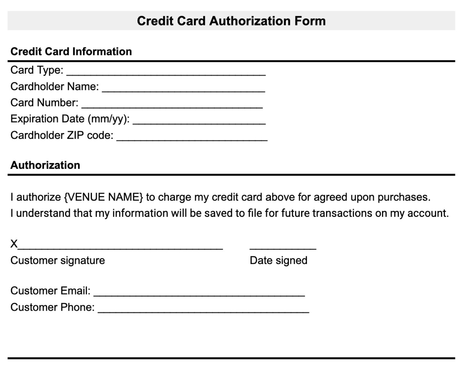 What Is A Credit Card Authorization