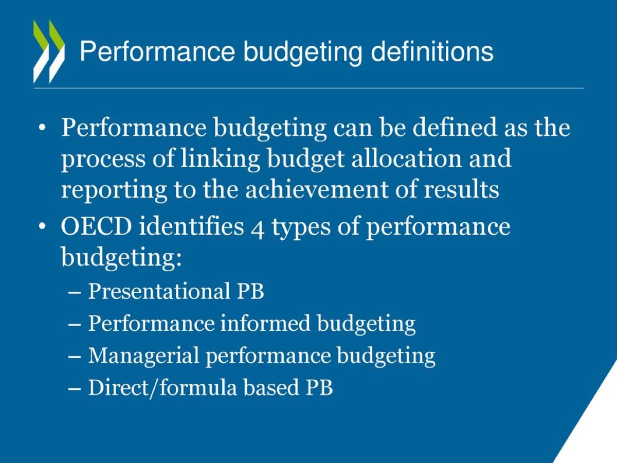 What Is Performance Budgeting
