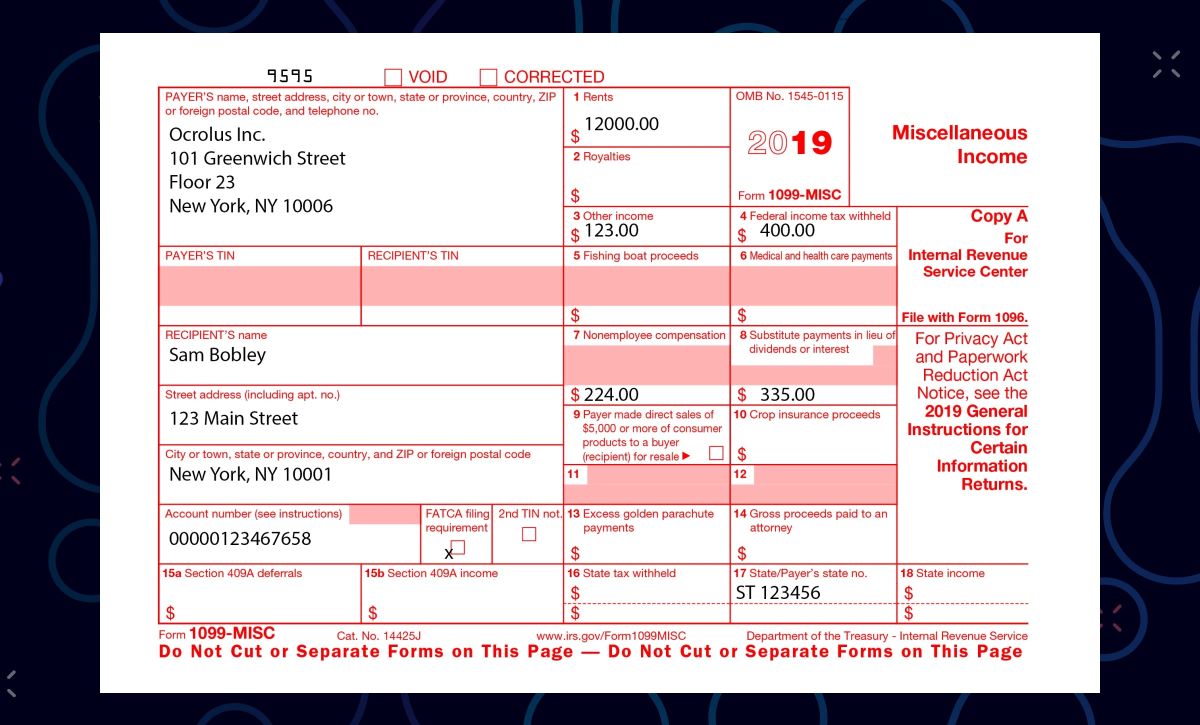 Where To Mail Form 1099-MISC To IRS