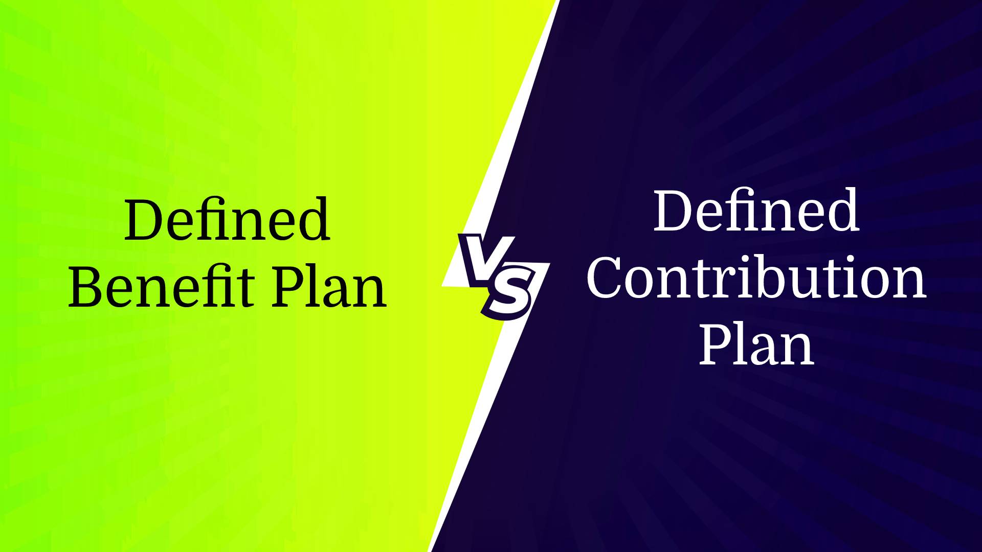 How Are Defined Benefit Plans Different From Defined Contribution Plans How Are They Similar