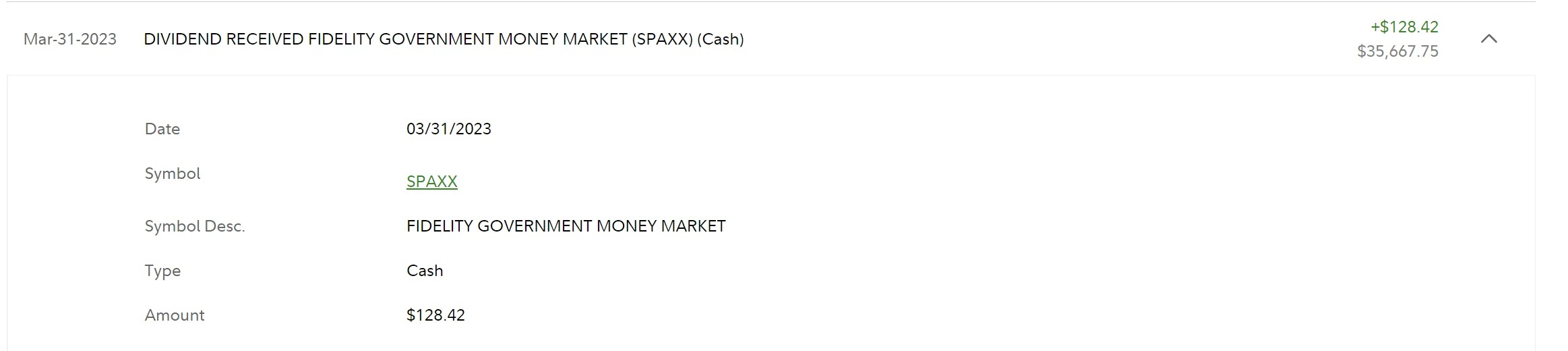 How Often Does SPAXX Pay Dividends?
