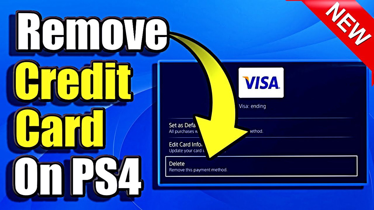 How To Remove Credit Card From PS4