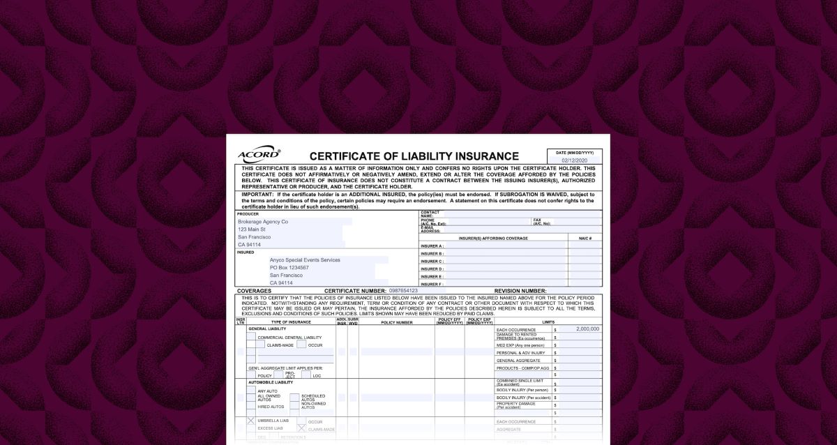 What Type Of Information Is Not Included In A Certificate Of Insurance?
