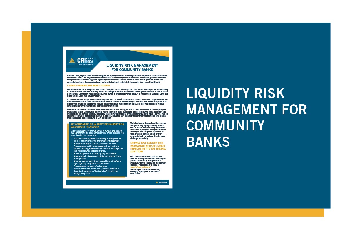 How Do Banks Manage Liquidity Risk?