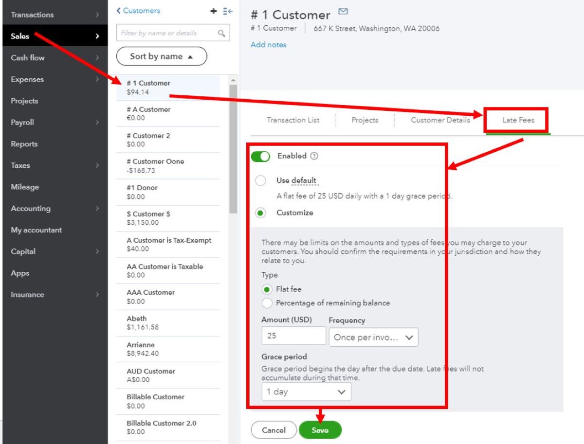 How To Add A Late Fee To An Invoice In QuickBooks