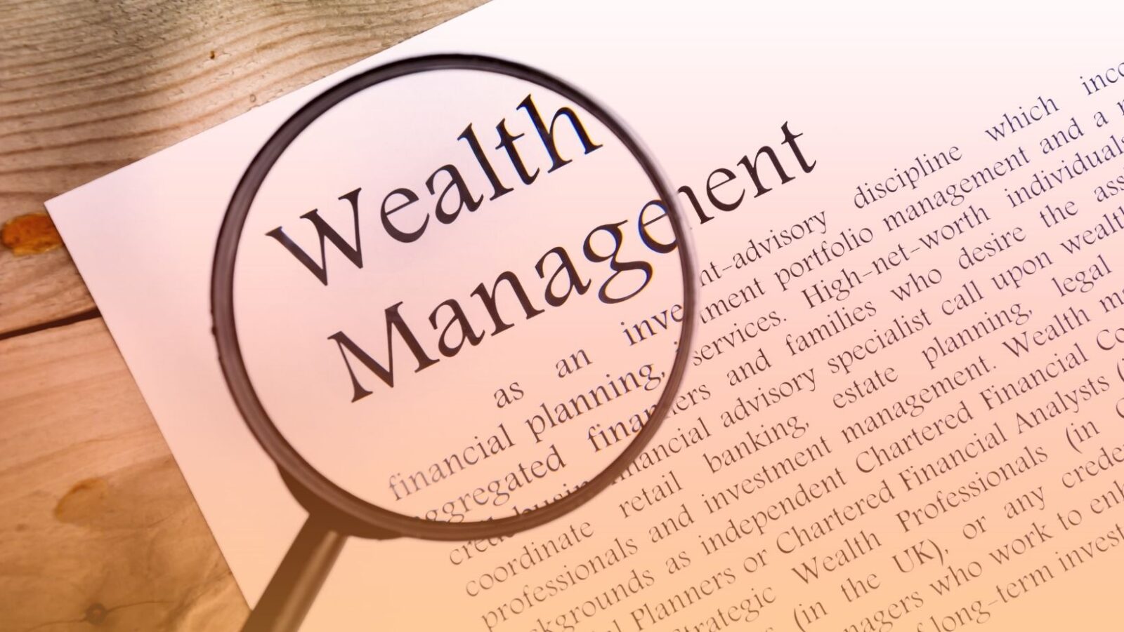 Why Wealth Management Is Important