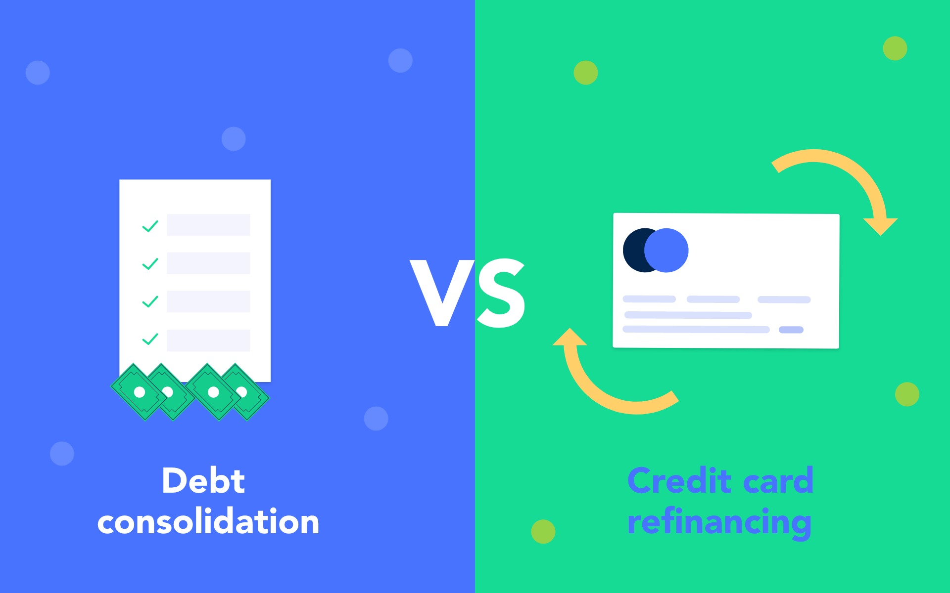 What Is Credit Card Refinancing Vs Debt Consolidation